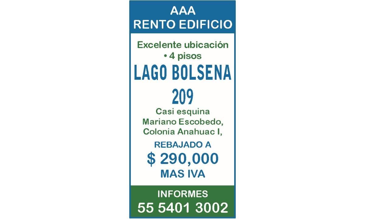 AAA....RENTO EDIFICIO....3002