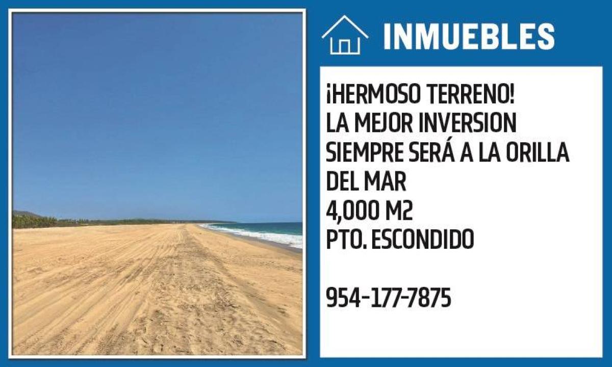 HERMOSO TERRENO PTO. ESCONDIDO