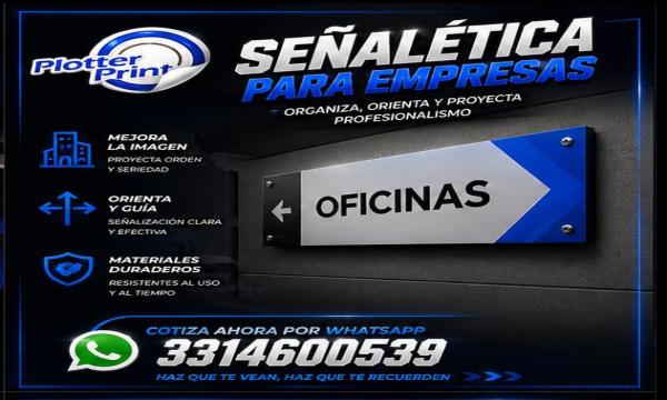 SEÑALÉTICA PROFESIONAL PARA EMPRESAS