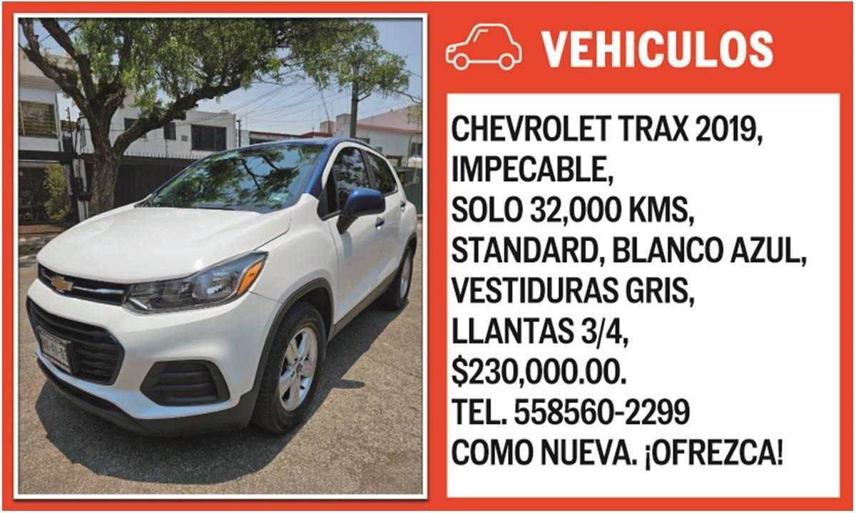 CHEVROLET TRAX 2019, IMPECABLE